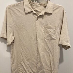 Tommy Bahama Silk Cotton Beach Shirt Large